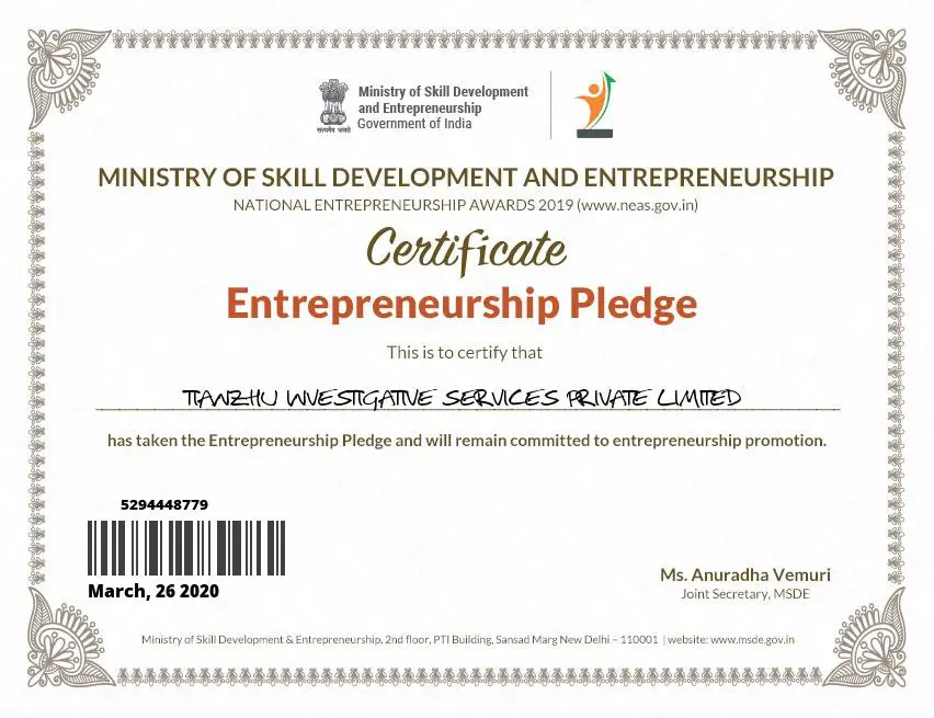 entrepreneurship pledge